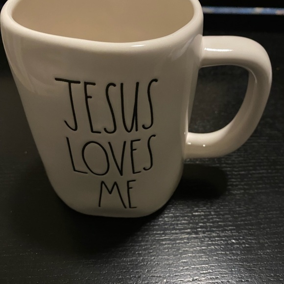 Rae Dunn - Ceramic Mug - Jesus Loves Me - Picture 1 of 7